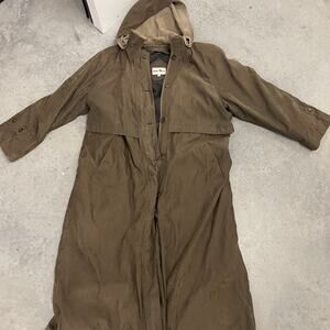 Vintage John Weintz Long Trench Coat Size 16